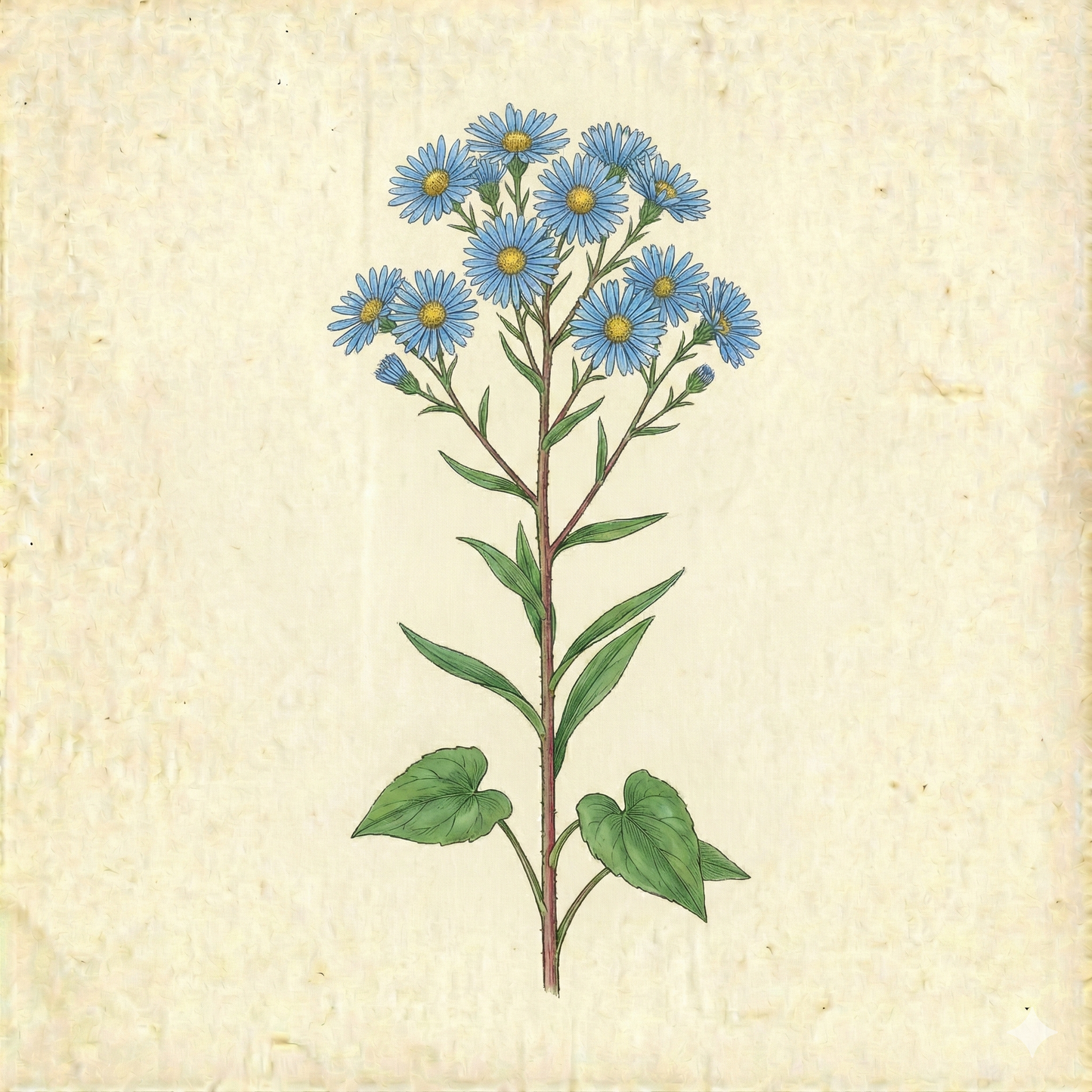 Symphyotrichum oolentangiense – Sky Blue Aster