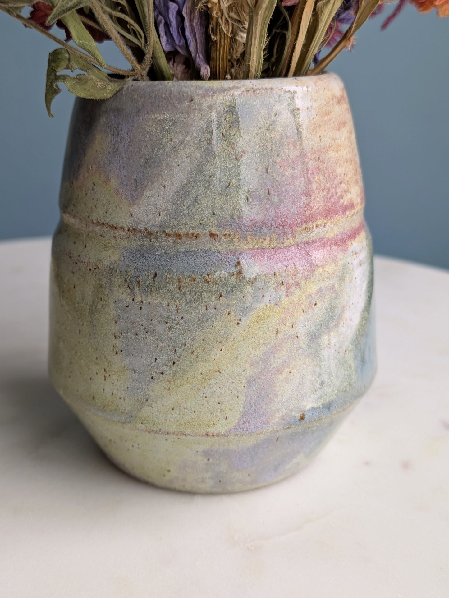 Small Vase Dried Flower Arrangement