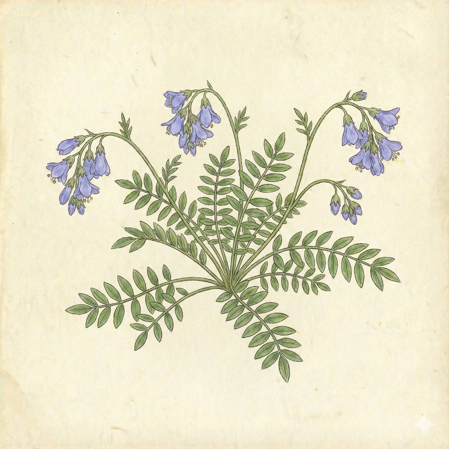 Polemonium reptans – Jacob's Ladder