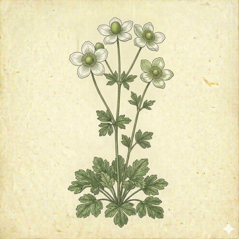 Anemone virginiana – Thimbleweed