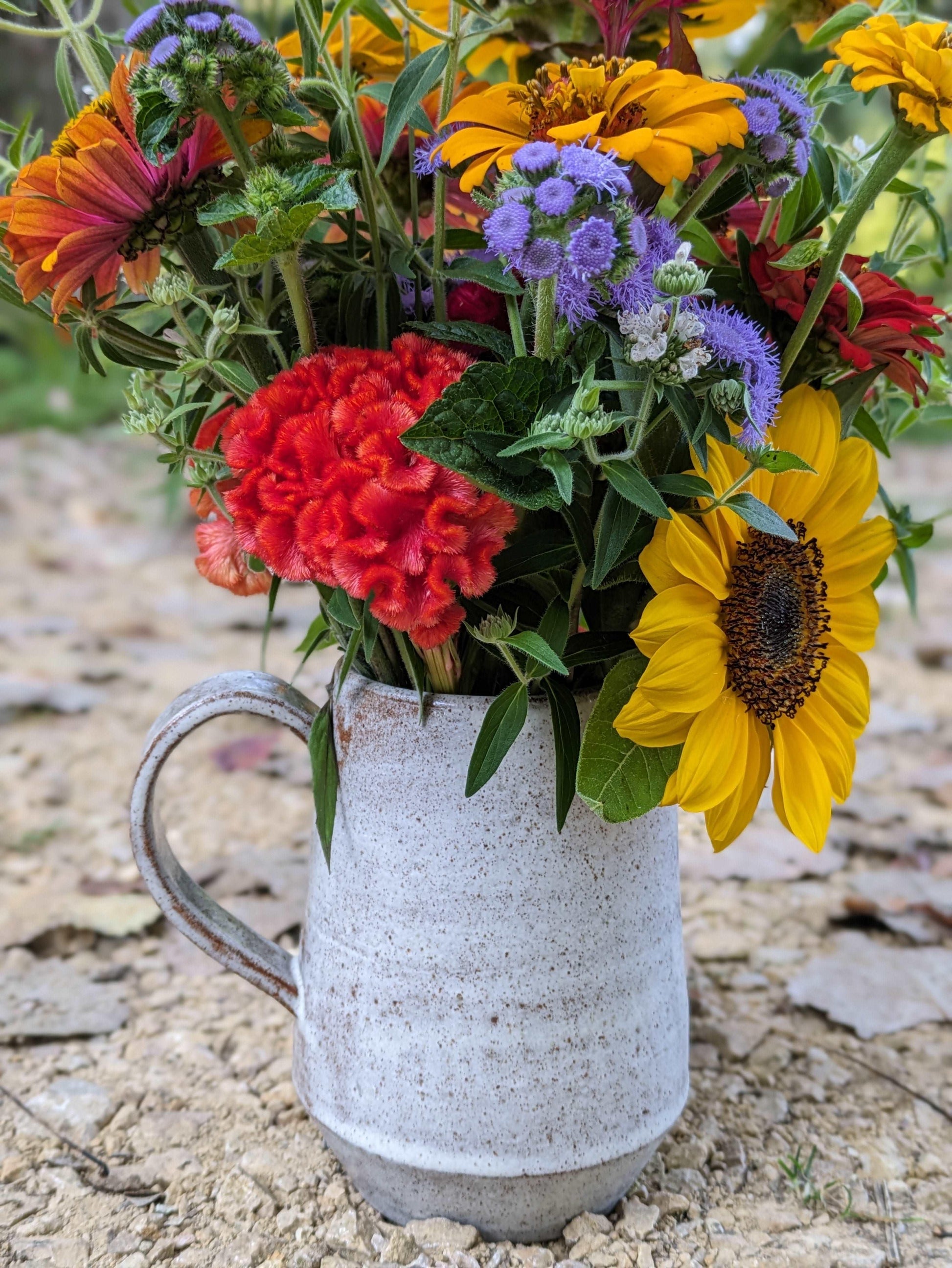 Pottery & Flowers