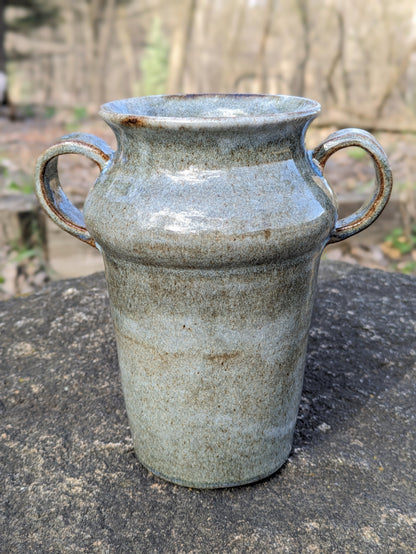 Denim Wash Ceramic Vase 6.5"