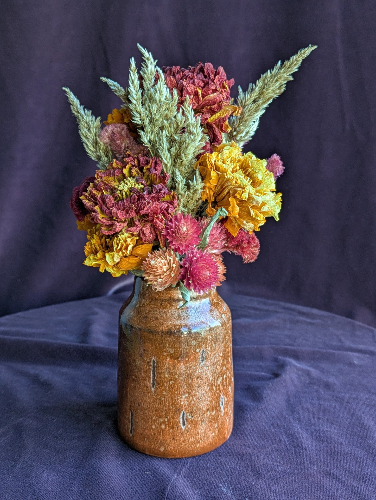 Autumn Dried Flower Arrangement