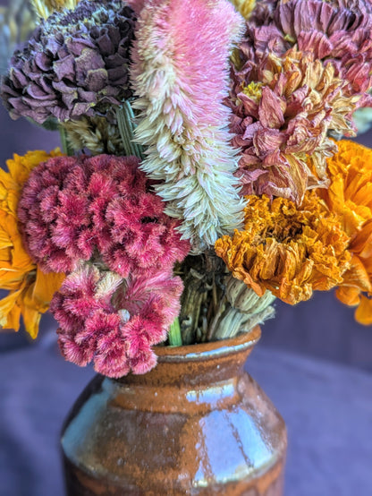 Autumn Dried Flower Arrangement