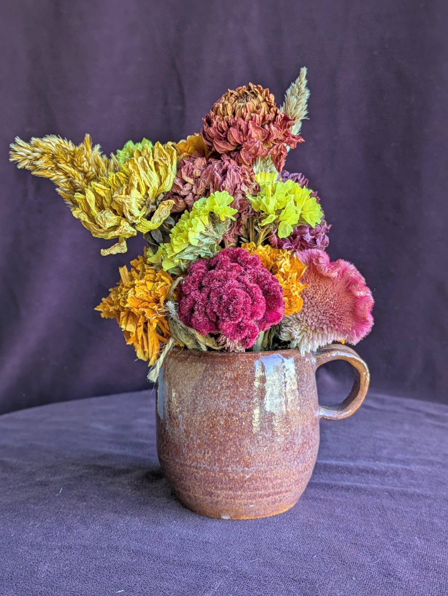 Autumn Dried Flower Arrangement