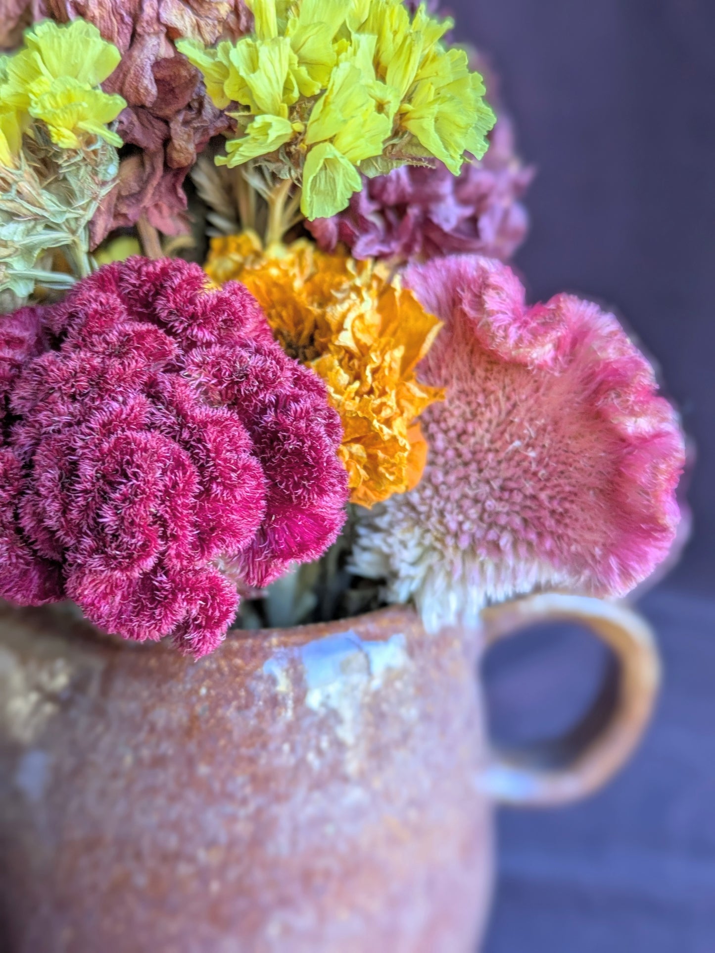 Autumn Dried Flower Arrangement