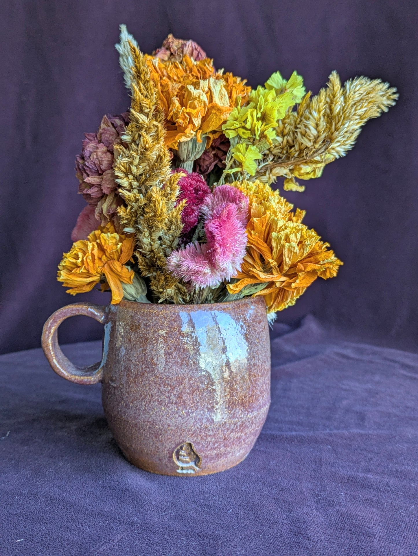 Autumn Dried Flower Arrangement