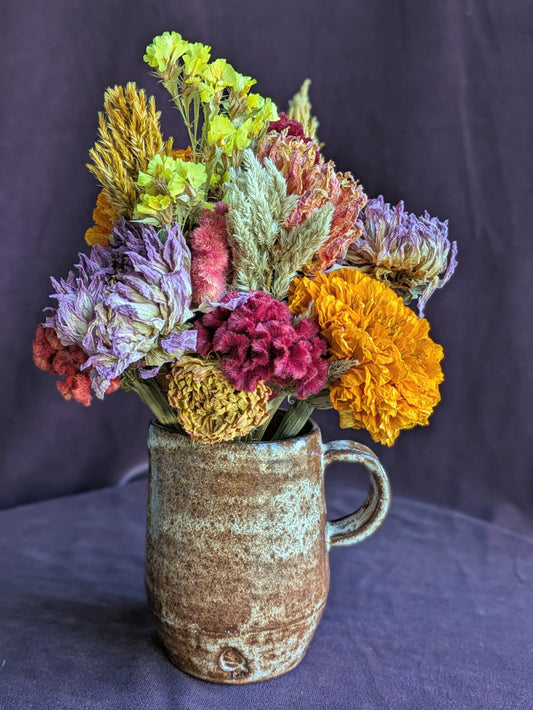 Autumn Dried Flower Arrangement