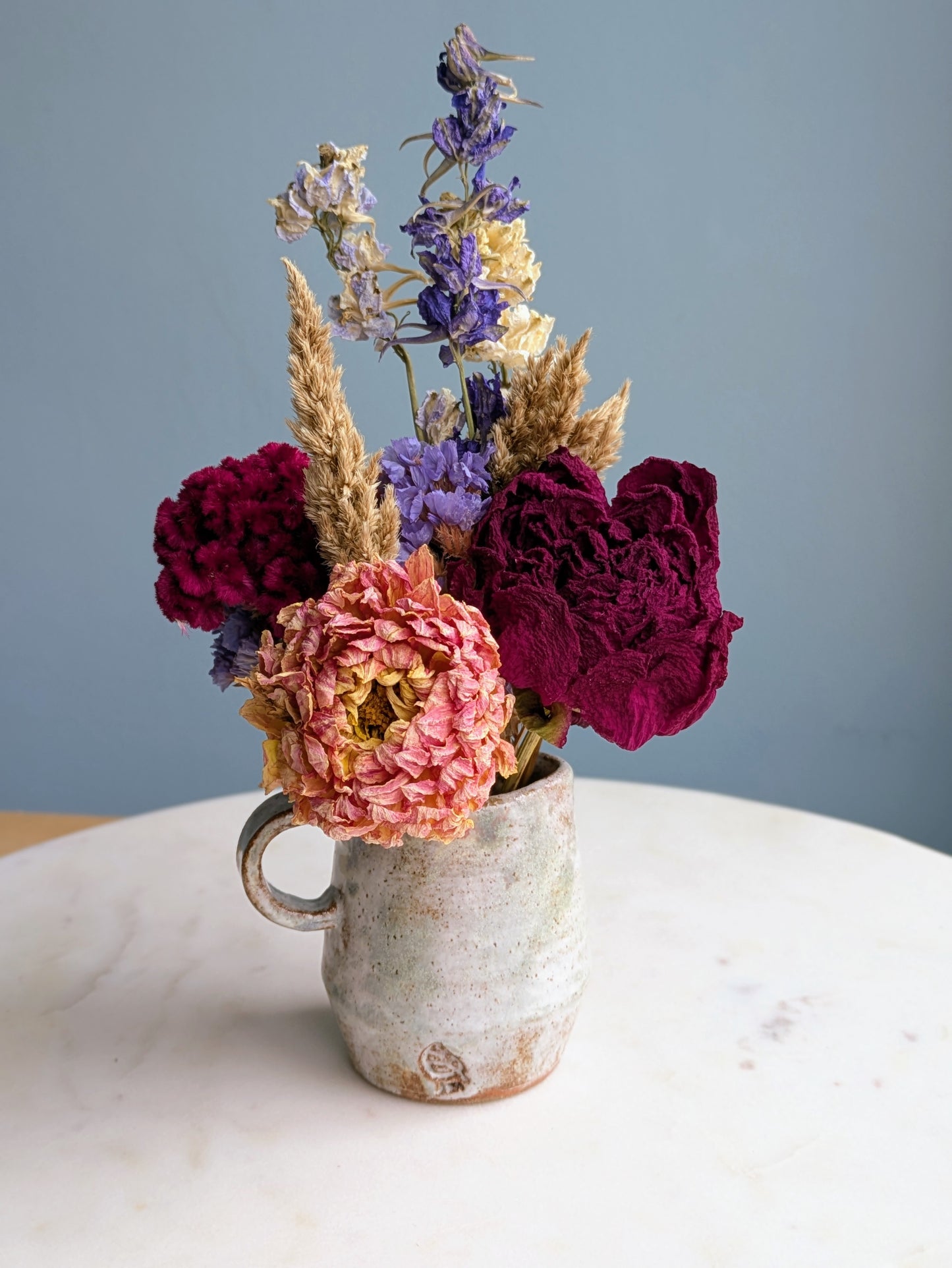 Tiny Pitcher Dried Flower Arrangement