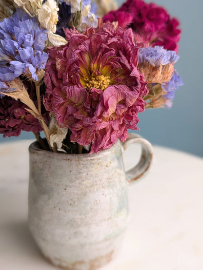 Tiny Pitcher Dried Flower Arrangement