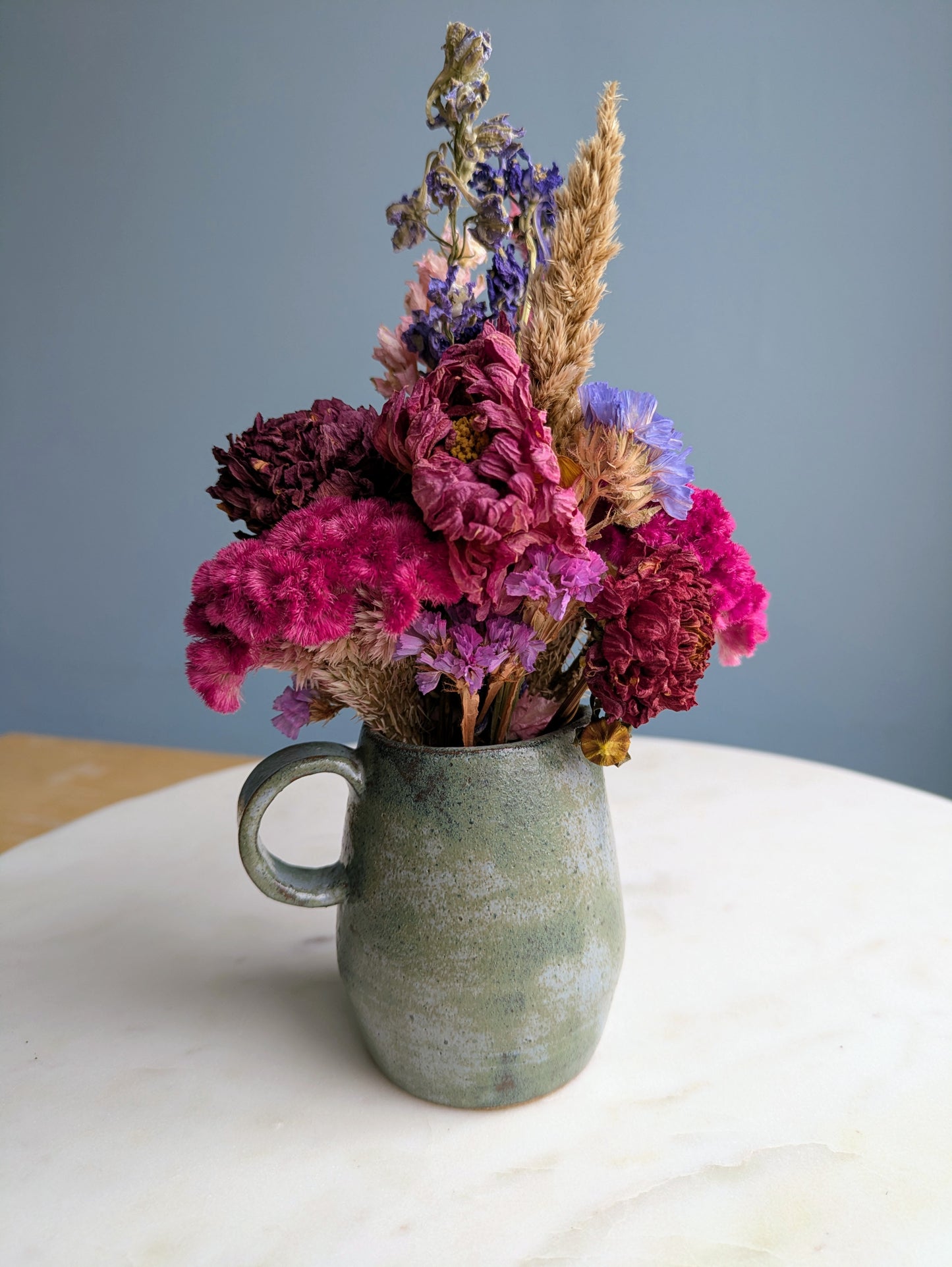 Tiny Pitcher Dried Flower Arrangement