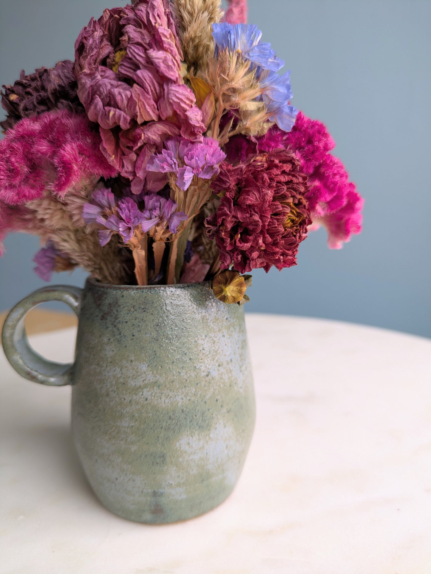 Tiny Pitcher Dried Flower Arrangement