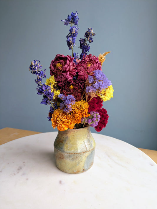 Small Vase Dried Flower Arrangement