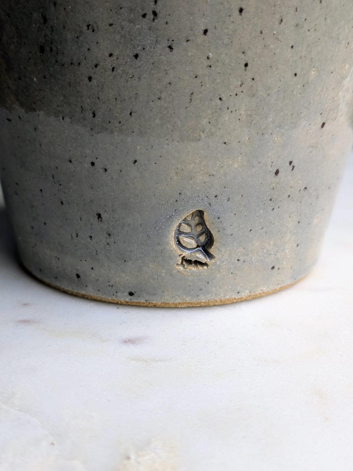 Large Curved Striped Vase 7"