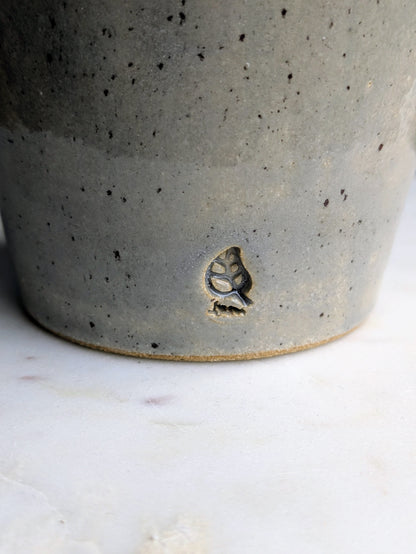 Large Curved Striped Vase 7"