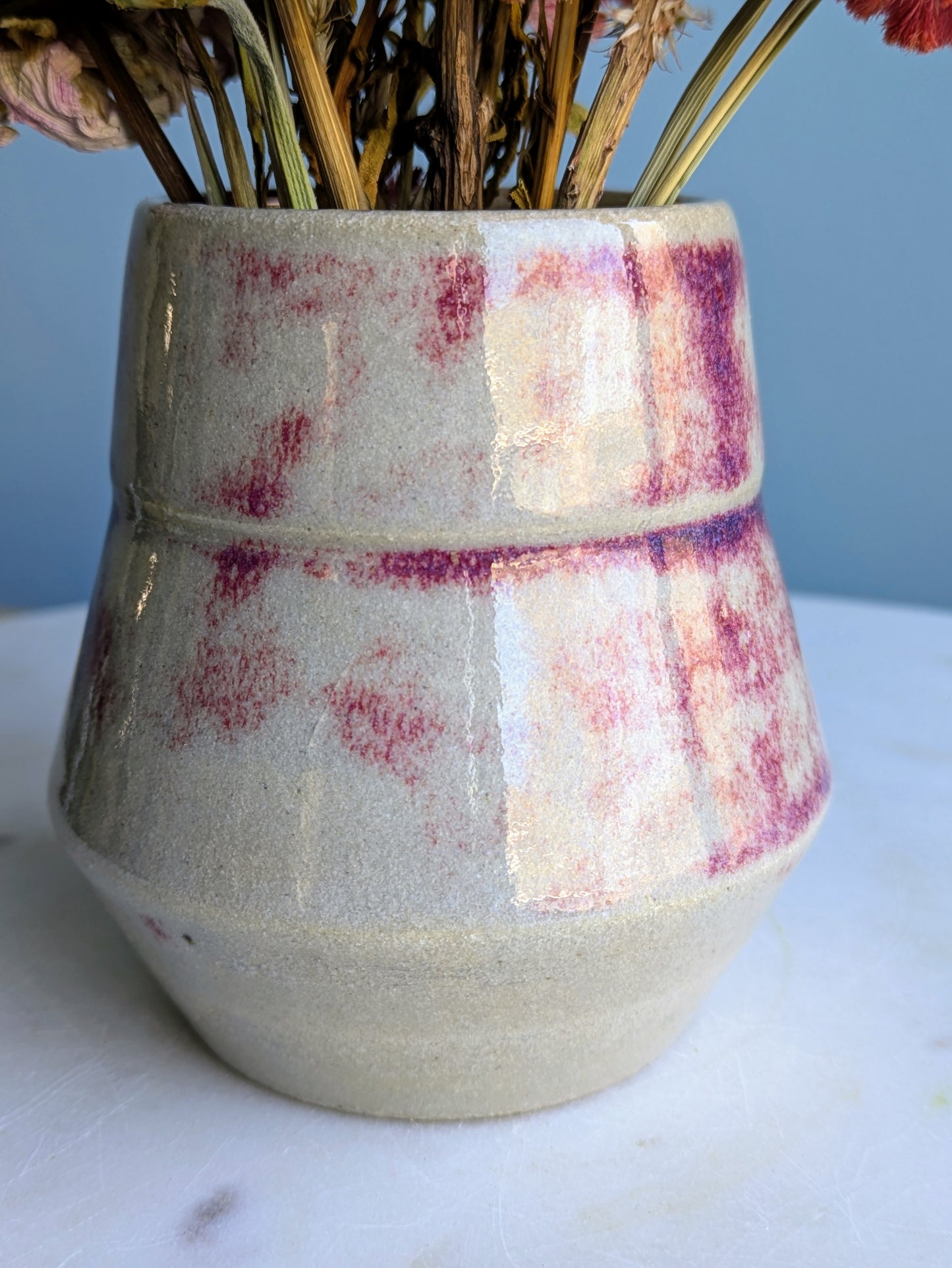 Small Vase Dried Flower Arrangement