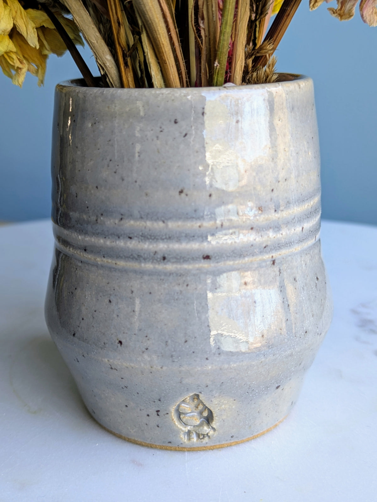Small Vase Dried Flower Arrangement