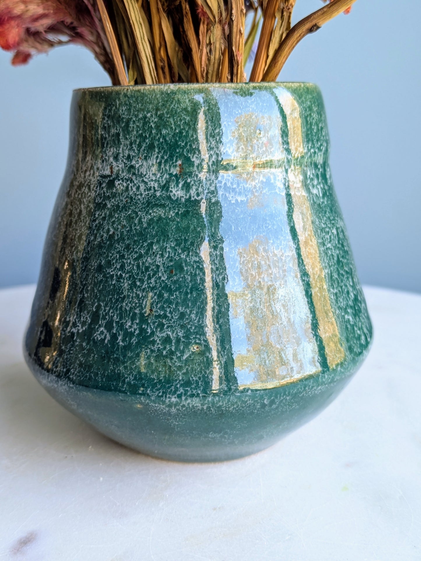 Small Vase Dried Flower Arrangement