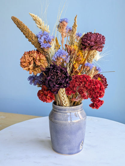 Small Vase Dried Flower Arrangement