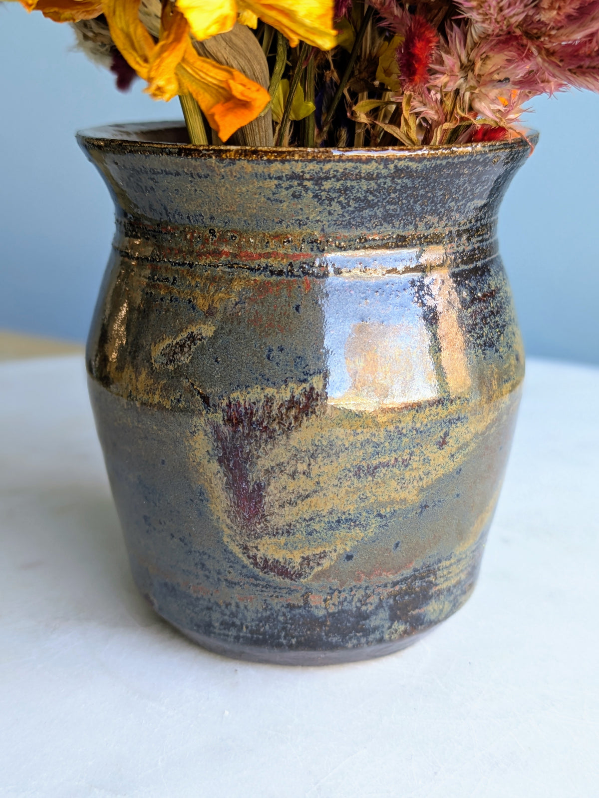 Small Vase Dried Flower Arrangement