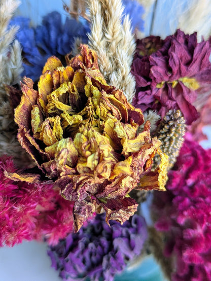 Small Vase Dried Flower Arrangement