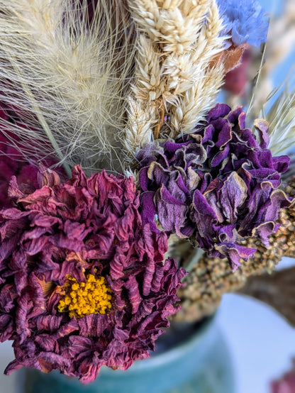Small Vase Dried Flower Arrangement