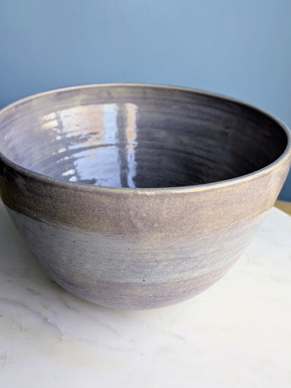 Large Lilac Stripe Bowl