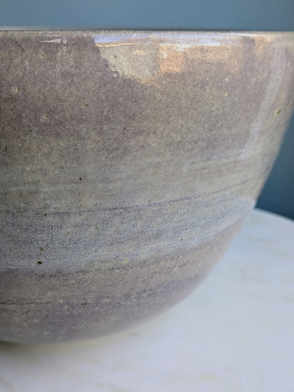 Large Lilac Stripe Bowl