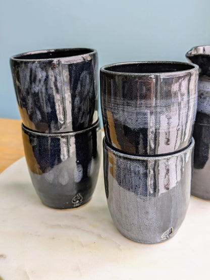 Midnight Pitcher and Cup Set